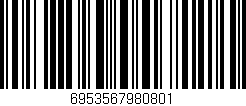 Código de barras (EAN, GTIN, SKU, ISBN): '6953567980801'