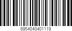 Código de barras (EAN, GTIN, SKU, ISBN): '6954040401119'