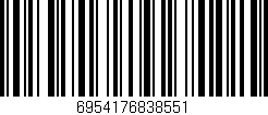 Código de barras (EAN, GTIN, SKU, ISBN): '6954176838551'