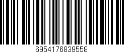 Código de barras (EAN, GTIN, SKU, ISBN): '6954176839558'