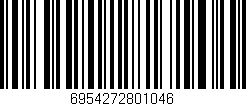 Código de barras (EAN, GTIN, SKU, ISBN): '6954272801046'