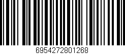 Código de barras (EAN, GTIN, SKU, ISBN): '6954272801268'
