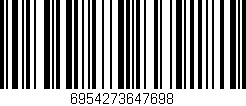 Código de barras (EAN, GTIN, SKU, ISBN): '6954273647698'