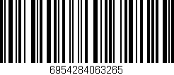 Código de barras (EAN, GTIN, SKU, ISBN): '6954284063265'