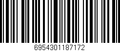 Código de barras (EAN, GTIN, SKU, ISBN): '6954301187172'