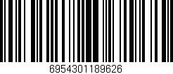 Código de barras (EAN, GTIN, SKU, ISBN): '6954301189626'