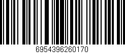 Código de barras (EAN, GTIN, SKU, ISBN): '6954396260170'