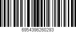 Código de barras (EAN, GTIN, SKU, ISBN): '6954396260293'