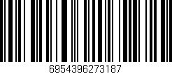 Código de barras (EAN, GTIN, SKU, ISBN): '6954396273187'
