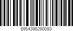 Código de barras (EAN, GTIN, SKU, ISBN): '6954396280093'