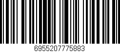 Código de barras (EAN, GTIN, SKU, ISBN): '6955207775883'