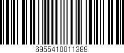 Código de barras (EAN, GTIN, SKU, ISBN): '6955410011389'