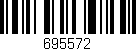 Código de barras (EAN, GTIN, SKU, ISBN): '695572'