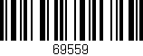 Código de barras (EAN, GTIN, SKU, ISBN): '69559'