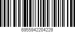 Código de barras (EAN, GTIN, SKU, ISBN): '6955942204228'