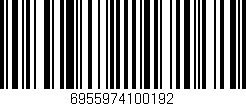 Código de barras (EAN, GTIN, SKU, ISBN): '6955974100192'