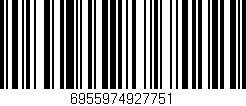 Código de barras (EAN, GTIN, SKU, ISBN): '6955974927751'