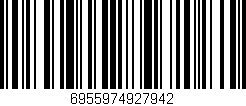 Código de barras (EAN, GTIN, SKU, ISBN): '6955974927942'