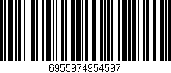 Código de barras (EAN, GTIN, SKU, ISBN): '6955974954597'