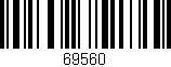 Código de barras (EAN, GTIN, SKU, ISBN): '69560'