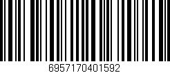 Código de barras (EAN, GTIN, SKU, ISBN): '6957170401592'