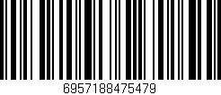 Código de barras (EAN, GTIN, SKU, ISBN): '6957188475479'