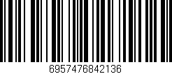 Código de barras (EAN, GTIN, SKU, ISBN): '6957476842136'
