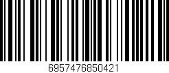 Código de barras (EAN, GTIN, SKU, ISBN): '6957476850421'
