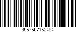 Código de barras (EAN, GTIN, SKU, ISBN): '6957507152494'