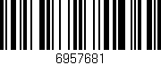 Código de barras (EAN, GTIN, SKU, ISBN): '6957681'