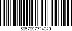Código de barras (EAN, GTIN, SKU, ISBN): '6957997774343'