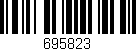 Código de barras (EAN, GTIN, SKU, ISBN): '695823'