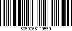 Código de barras (EAN, GTIN, SKU, ISBN): '6958265178559'