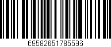 Código de barras (EAN, GTIN, SKU, ISBN): '69582651785596'