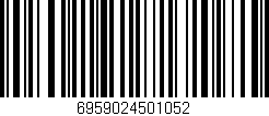 Código de barras (EAN, GTIN, SKU, ISBN): '6959024501052'