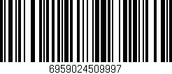 Código de barras (EAN, GTIN, SKU, ISBN): '6959024509997'