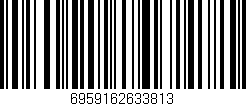 Código de barras (EAN, GTIN, SKU, ISBN): '6959162633813'