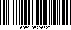 Código de barras (EAN, GTIN, SKU, ISBN): '6959185726523'