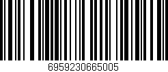 Código de barras (EAN, GTIN, SKU, ISBN): '6959230665005'
