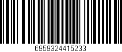 Código de barras (EAN, GTIN, SKU, ISBN): '6959324415233'