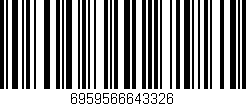 Código de barras (EAN, GTIN, SKU, ISBN): '6959566643326'