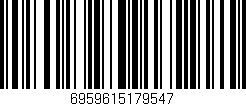 Código de barras (EAN, GTIN, SKU, ISBN): '6959615179547'