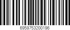 Código de barras (EAN, GTIN, SKU, ISBN): '6959753200196'