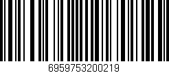 Código de barras (EAN, GTIN, SKU, ISBN): '6959753200219'