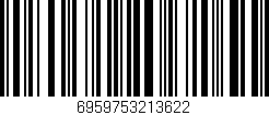 Código de barras (EAN, GTIN, SKU, ISBN): '6959753213622'