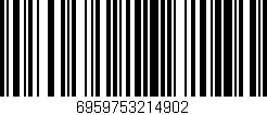 Código de barras (EAN, GTIN, SKU, ISBN): '6959753214902'