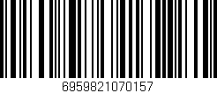 Código de barras (EAN, GTIN, SKU, ISBN): '6959821070157'