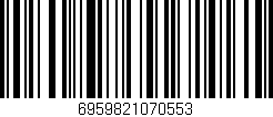 Código de barras (EAN, GTIN, SKU, ISBN): '6959821070553'