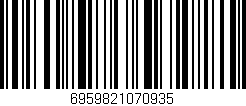 Código de barras (EAN, GTIN, SKU, ISBN): '6959821070935'