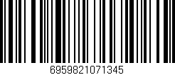 Código de barras (EAN, GTIN, SKU, ISBN): '6959821071345'
